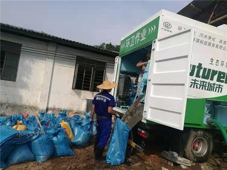 仙桃工业污泥压干处理